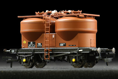 Set of 3 Prestwin Silo Wagons in BR Bauxite - TOPS