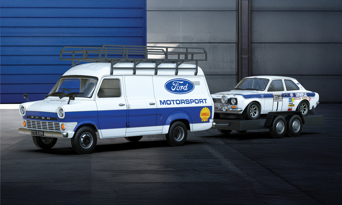Shell Mk1 Transit Scalextric C4649A Ford Transit MK1 and MK1 Escort - Ford – Rails