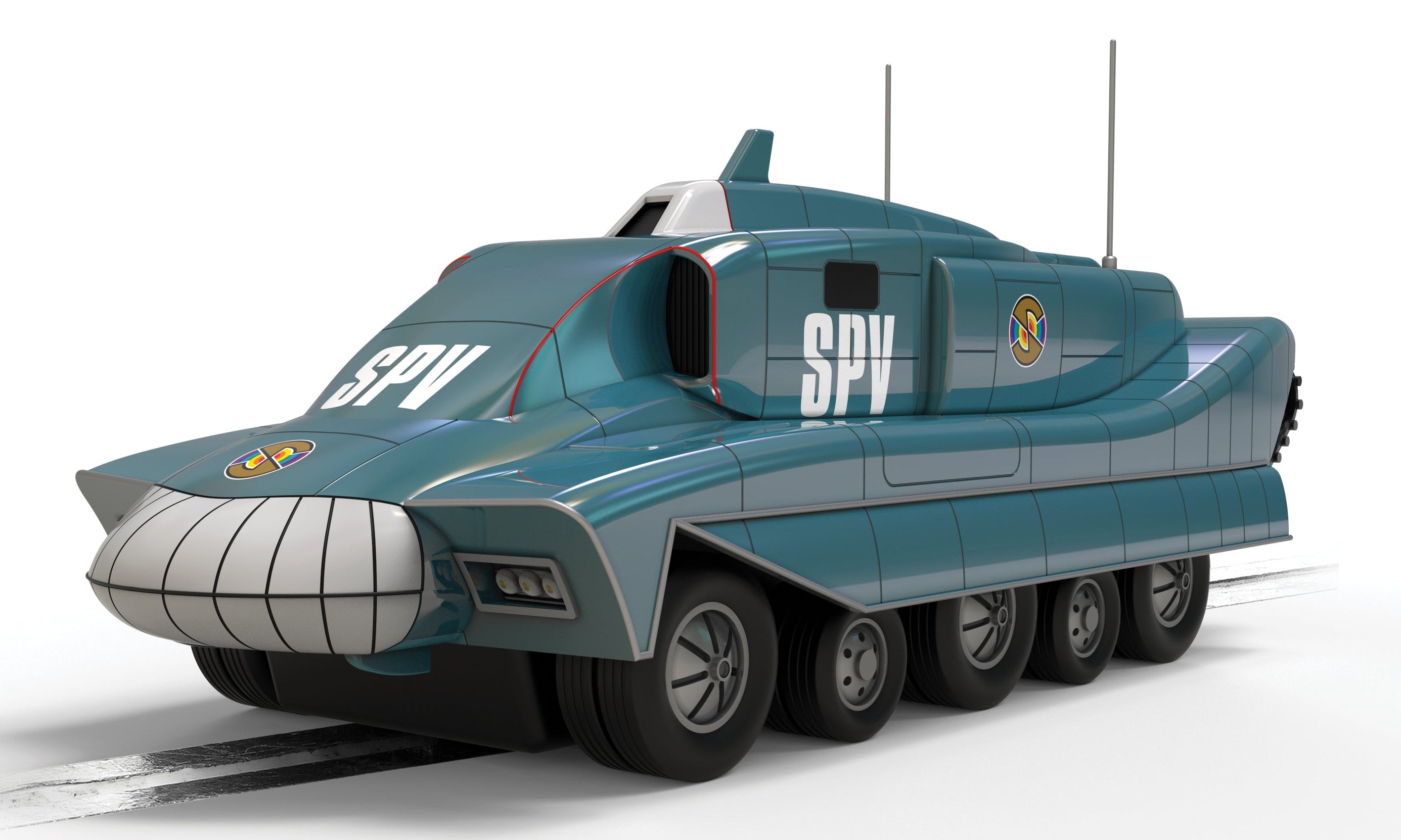 Scalextric C4672 Captain Scarlett SPV - Chrome Edition – Rails
