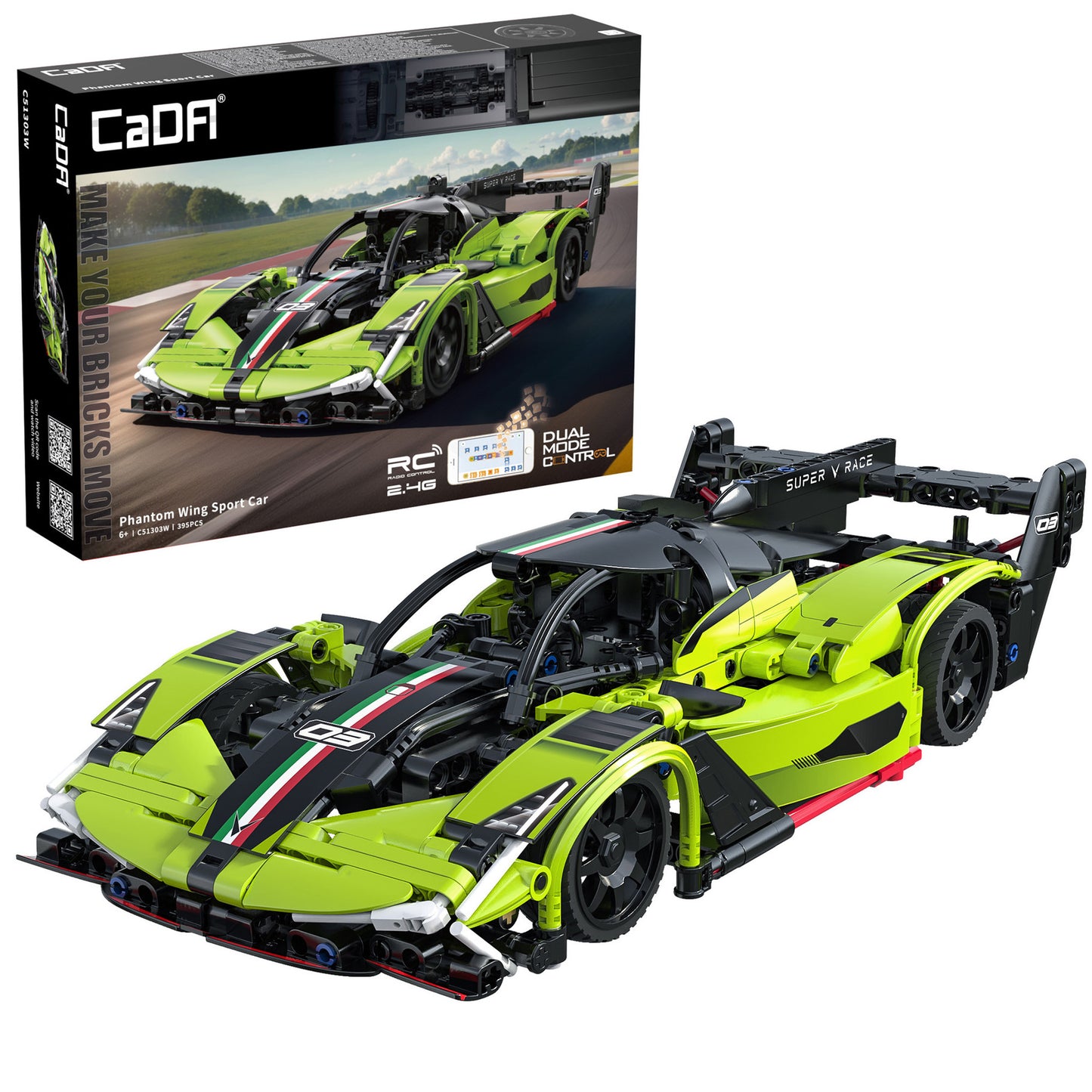 C51303W Phantom Wing Sports Car - 395 pcs