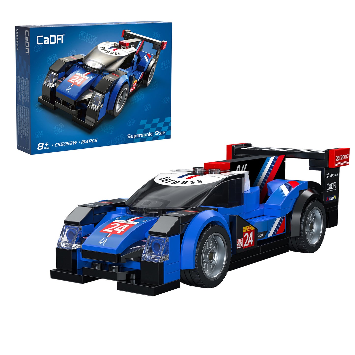 C55053W Supersonic Star - 164 pcs