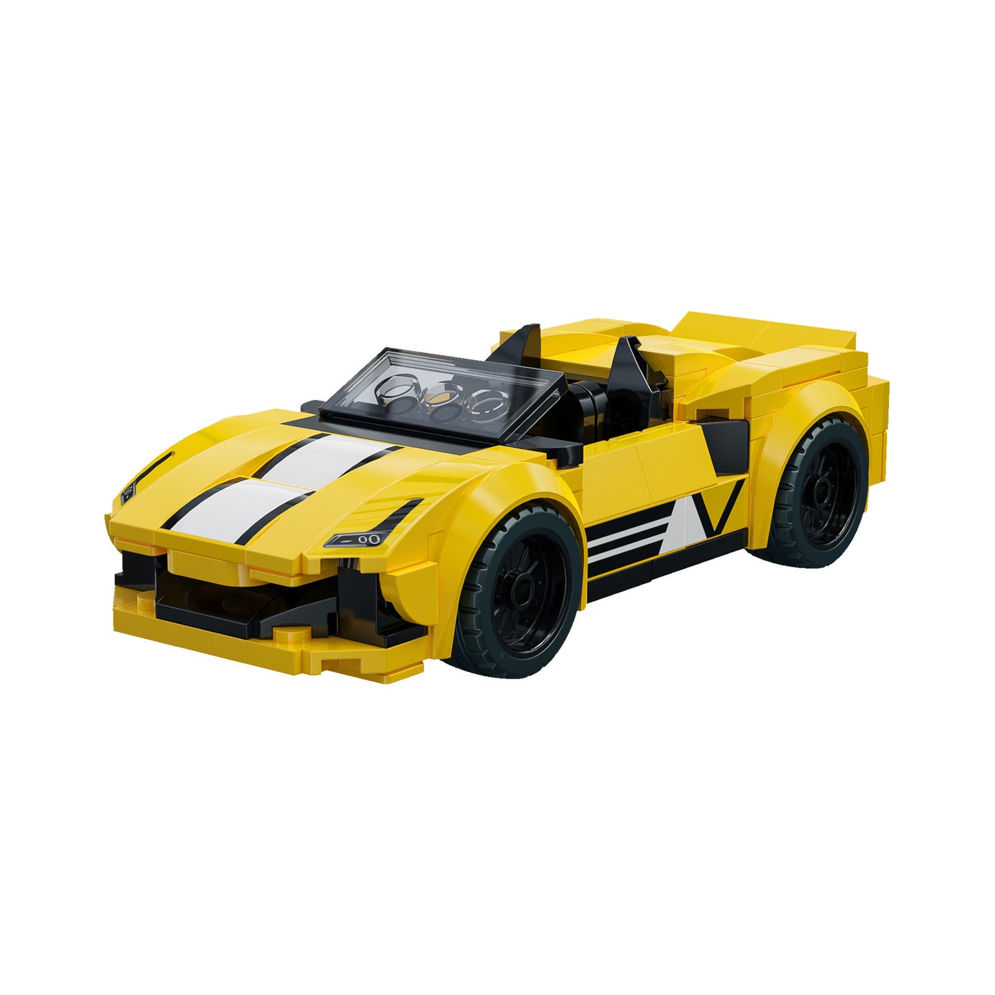 C55062W Golden Star Crest Racing Car - 160 pcs