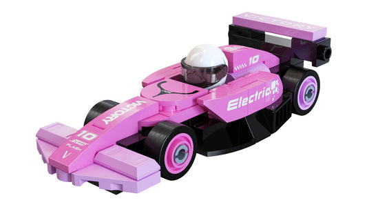 C55104W Mini Pink Circuit Racing Car - 70 pcs