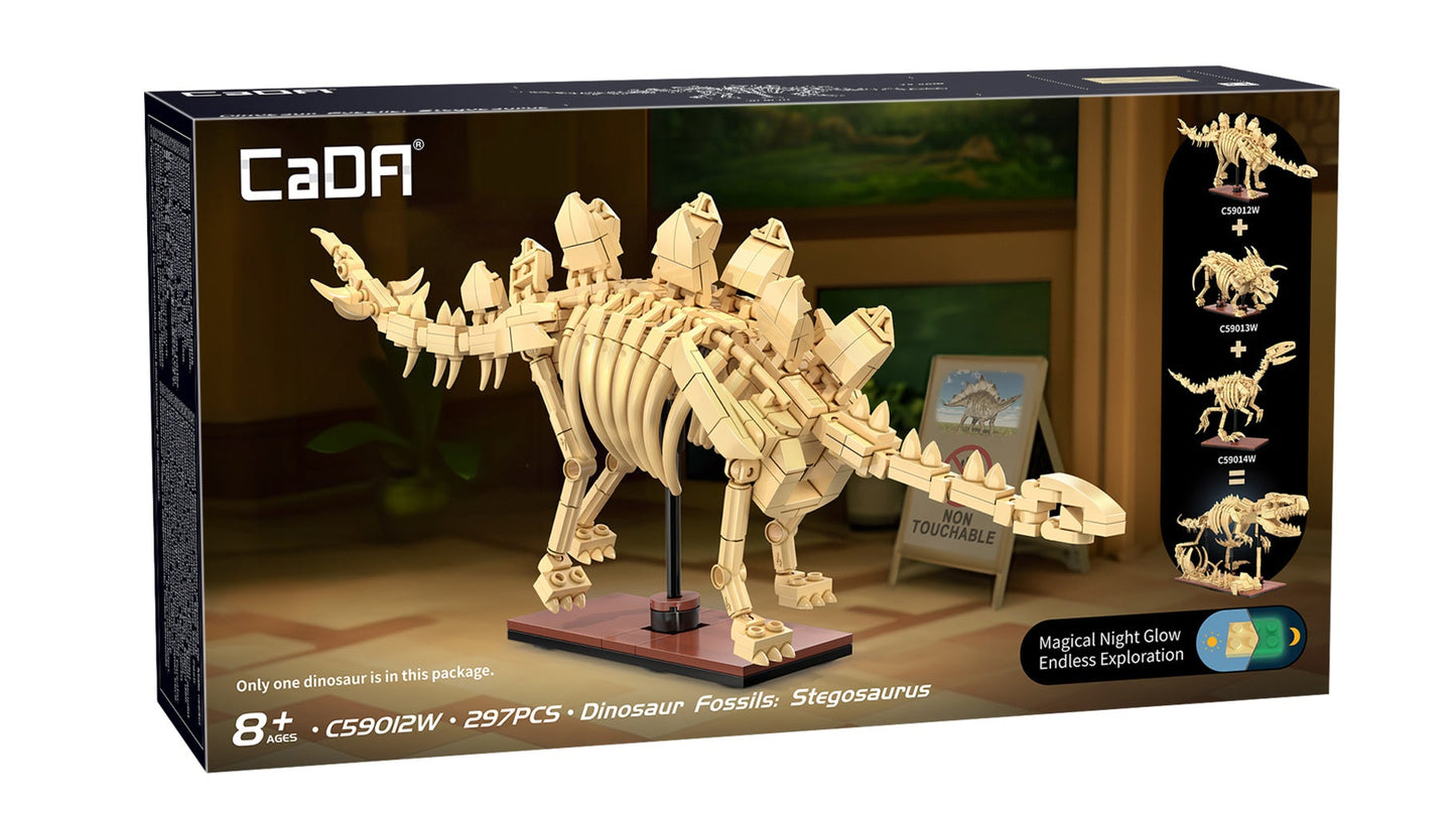 C59012W Dinosaur Fossils: Stegosaurus - 297 pcs