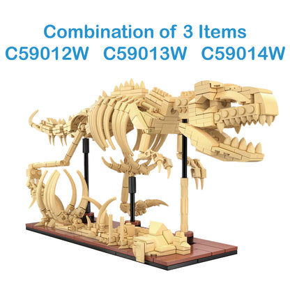 C59015W Tray of 3 Dinosaur Eggs with Stegosaurus, Triceratops & Velociraptor