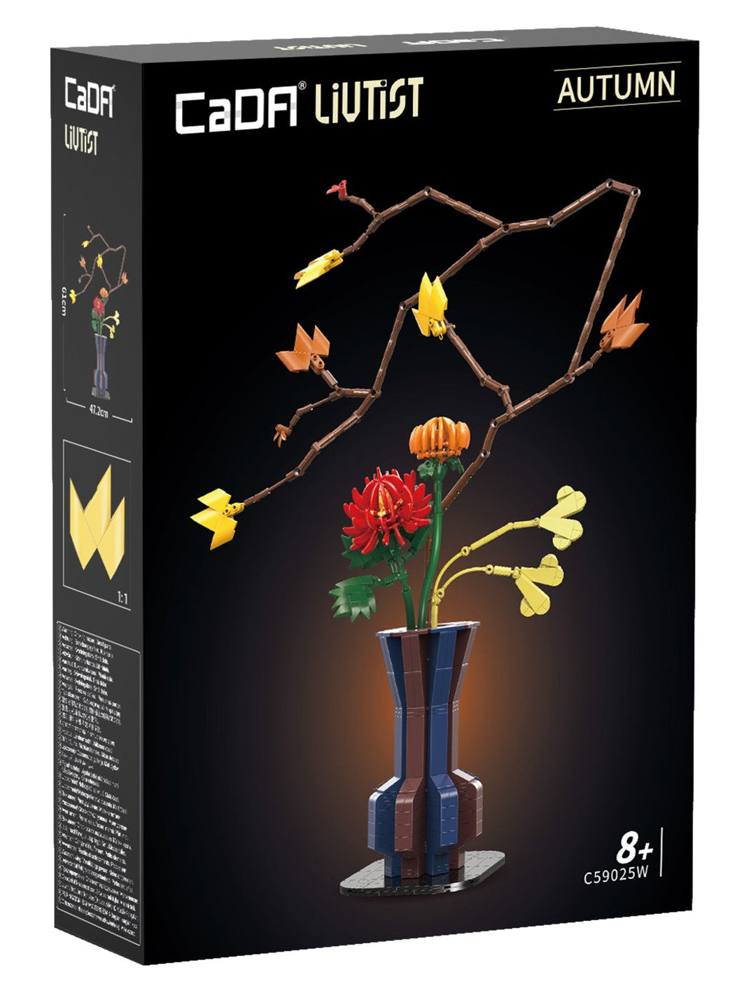 C59025W Oriental Floral Art: Autumn - 795 pcs