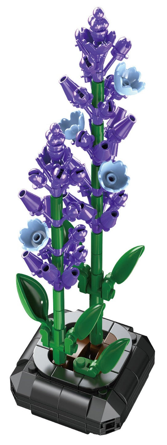 C59027W Lavender Building Block Planter - 205 pcs