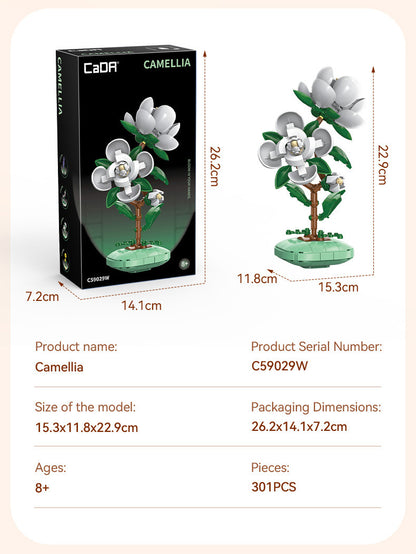 C59029W Camellia Building Block Planter - 301 pcs