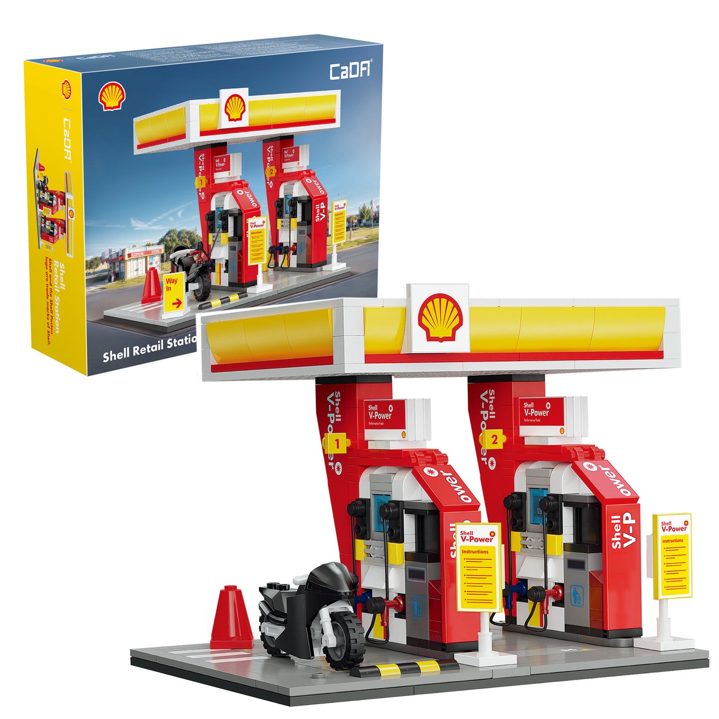 C66028W Shell Retail Station - 305 pcs