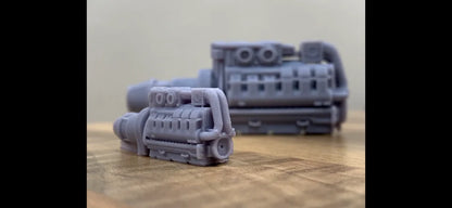 N Gauge Class 43 Engine (Single Pack) - Unpainted Model Kit