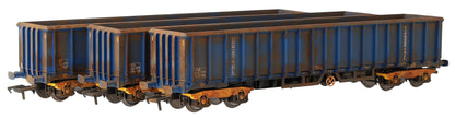 JXA01 TP(A)W Bespoke Weathered Set of 3 JXA Bogie Scrap Wagons