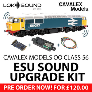 Cavalex Models OO Class 56 ESU V5.0 Sound Upgrade Kit with Speaker - 21 pin
