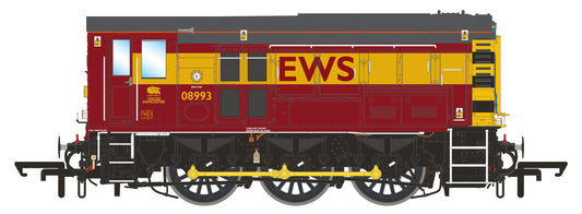 Class 08/9 EWS Maroon 08993 Diesel Shunter Locomotive - DCC Sound