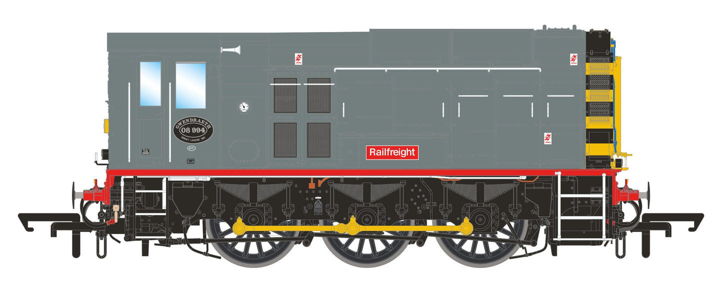 Class 08/9 BR Railfreight Grey 08994 Diesel Shunter Locomotive
