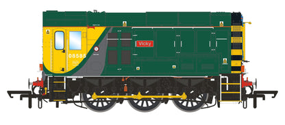 Class 08 Freightliner Green 08585 'Vicky' Diesel Shunter Locomotive