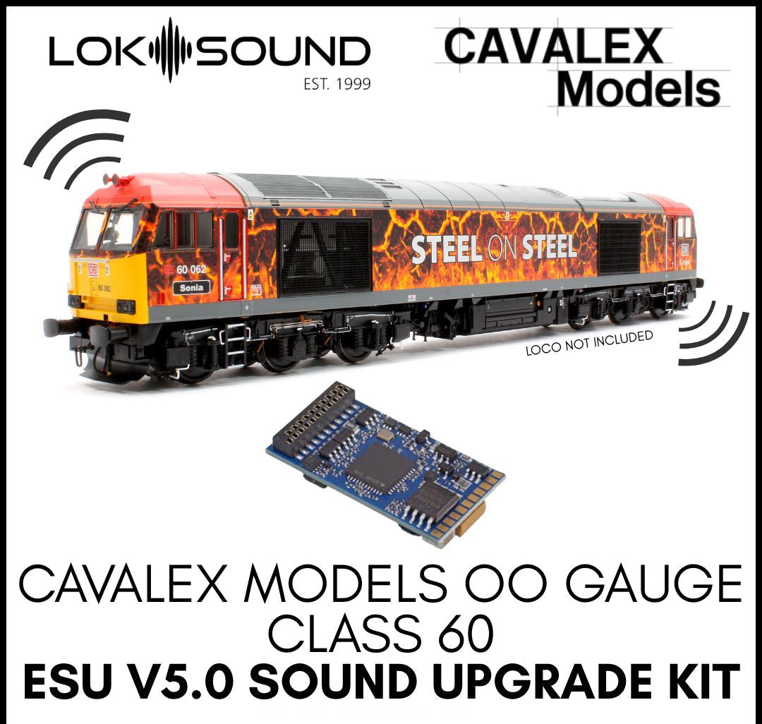 Cavalex Models OO Class 60 ESU V5.0 Sound Upgrade Kit with Speaker - 21 pin