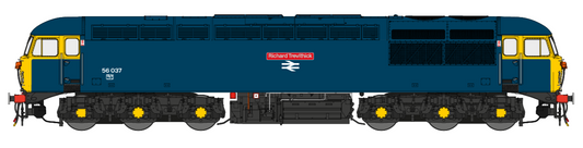 Class 56 BR Blue 'Richard Trevithick' No.56037 Diesel Locomotive