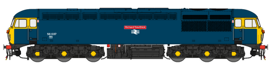 Class 56 BR Blue 'Richard Trevithick' No.56037 Diesel Locomotive - DCC Sound