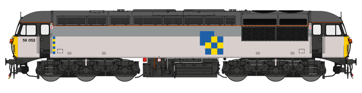 Class 56 Triple Grey Construction No.56052 Diesel Locomotive - DCC Sound