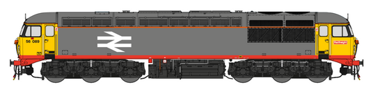 Class 56 BR Railfreight Grey No.56089 (with Red Stripe) Diesel Locomotive