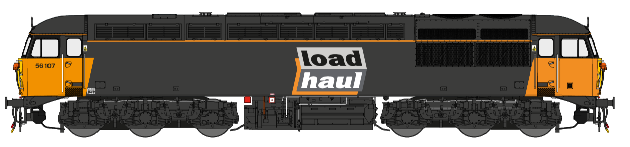 Class 56 Loadhaul No.56107 Diesel Locomotive - DCC Sound