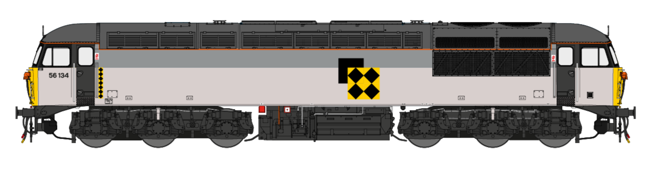 Class 56 Triple Grey Coal Sector No.56134 Diesel Locomotive