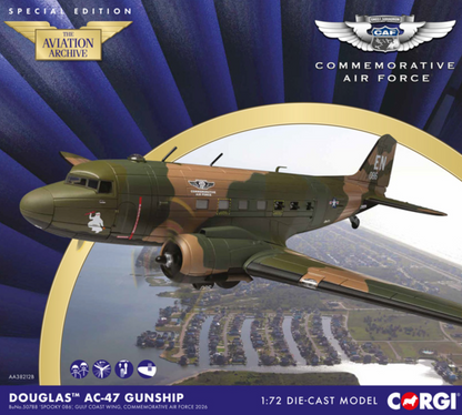 AA38212B Douglas™ AC-47 Gunship, ‘Spooky 086™’, Commemorative Air Force