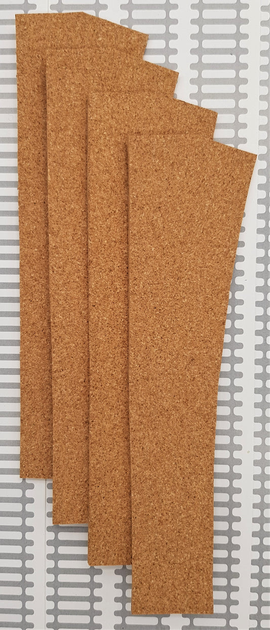 Cork Track Underlay - Medium Radius Right Hand Turnout - Pack of 4