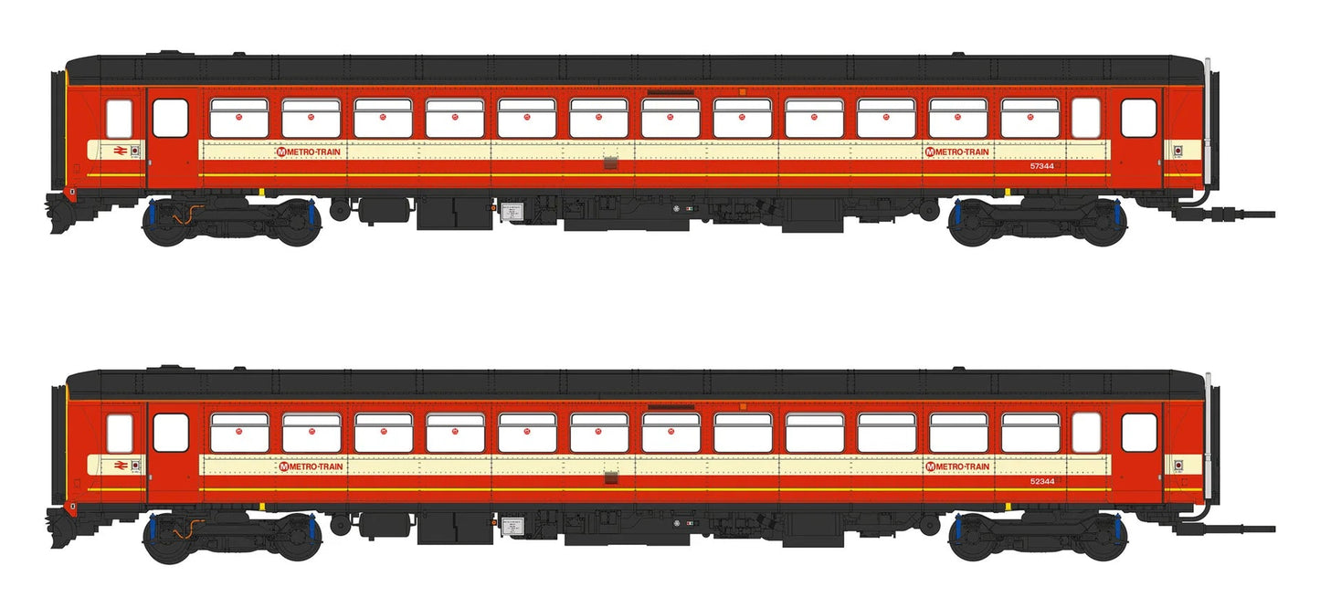 ACC3519-DCC Class 155 2 Car DMU 155344 West Yorkshire PTE Red/Cream/Yellow - DCC Sound
