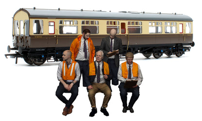 1:76 Scale Exclusive Black Label BR Q13 Inspection Saloon Engineers - Full Colour 3D Print