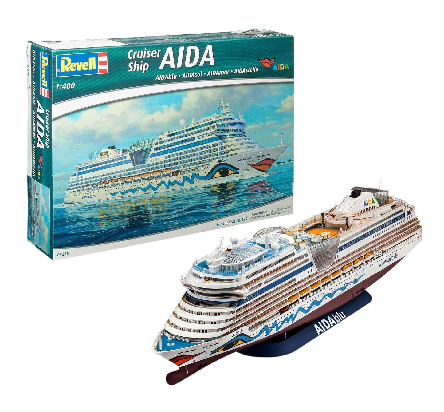 Cruise Ship AIDA (AIDAblu, sol, mar or stella) Model Kit