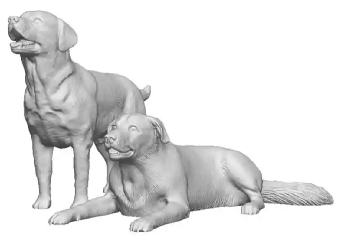 N Gauge - Pets, Wildlife & Livestock - Labradors x2