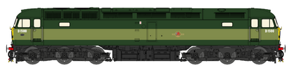 Highly Detailed Premium Weathered Class 47 BR Two Tone Green No.D1500 Diesel Locomotive - DCC Sound