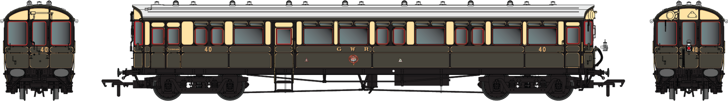 Autocoach GWR 40 Lined Chocolate & Cream