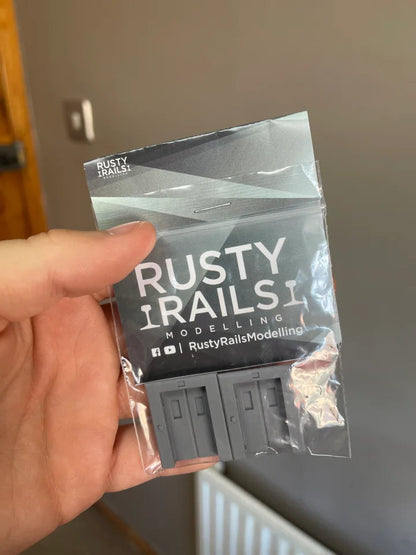 OO Gauge Elevator Doors (Pack of 2) - Unpainted