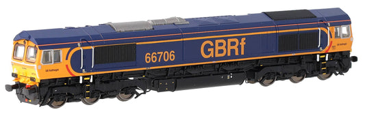 2D-066-005S Class 66 66706 GBRF "Nene Valley" Diesel Locomotive - DCC Sound