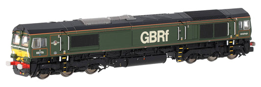2D-066-007S Class 66 66779 "Evening Star" BR Lined Green Diesel Locomotive - DCC Sound