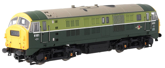 4D-014-005D Class 29 6101 BR Two Tone Green (Full Yellow Ends) Diesel Locomotive (DCC Fitted)