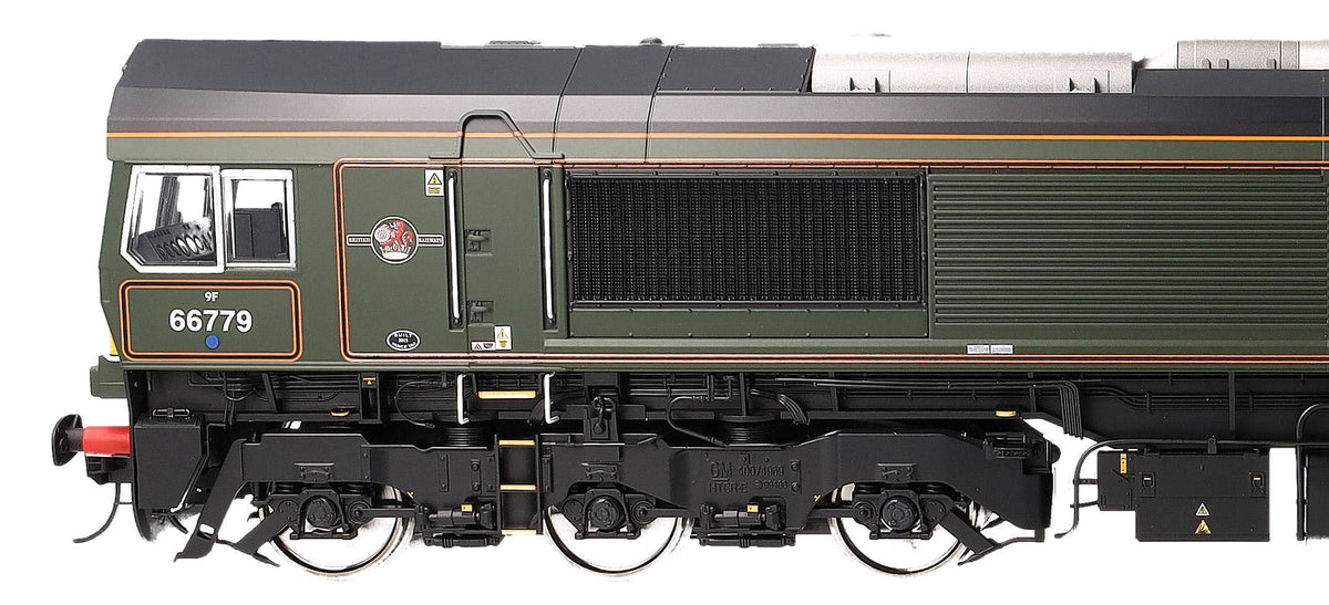 7D-066-007DS Class 66 779 'Evening Star' GBRF BR Green livery Diesel Locomotive - DCC Deluxe Sound Fitted