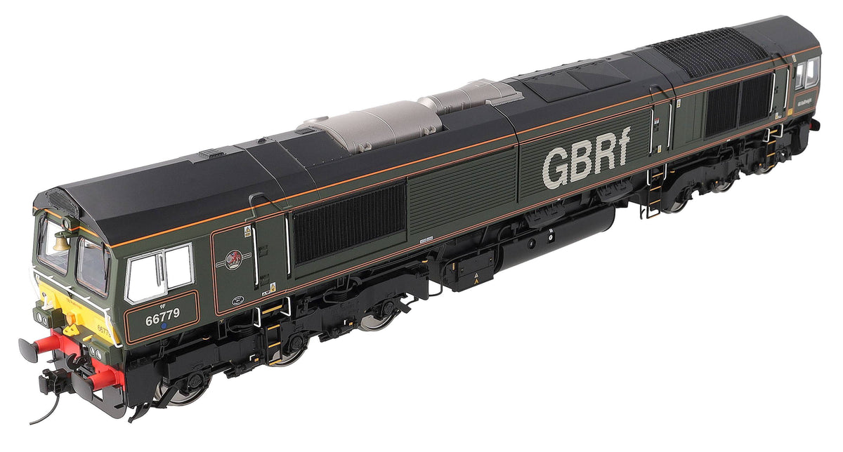 7D-066-007DS Class 66 779 'Evening Star' GBRF BR Green livery Diesel Locomotive - DCC Deluxe Sound Fitted