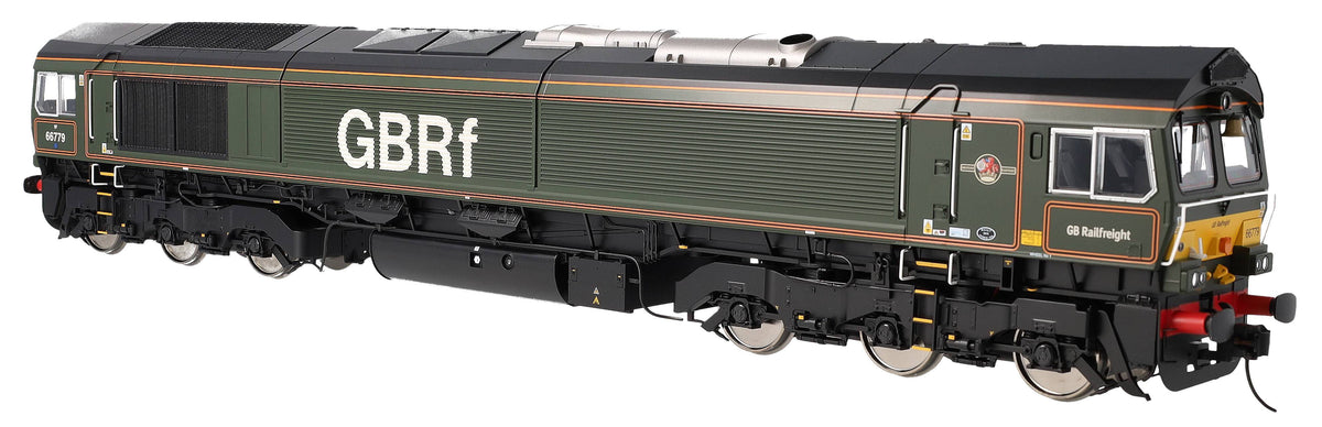 7D-066-007DS Class 66 779 'Evening Star' GBRF BR Green livery Diesel Locomotive - DCC Deluxe Sound Fitted