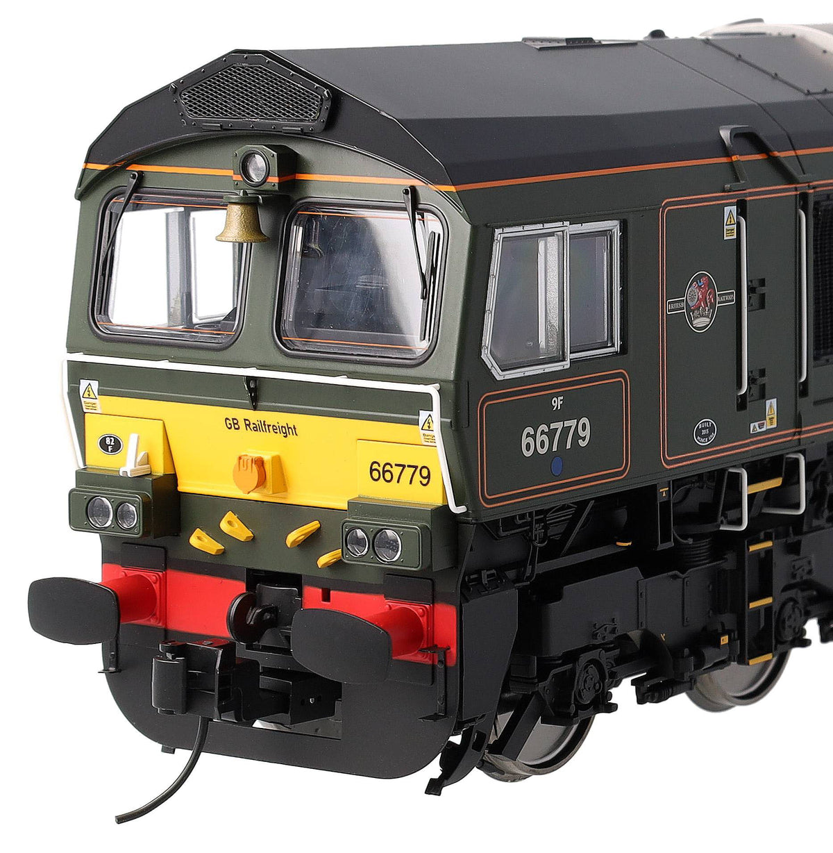 7D-066-007DS Class 66 779 'Evening Star' GBRF BR Green livery Diesel Locomotive - DCC Deluxe Sound Fitted