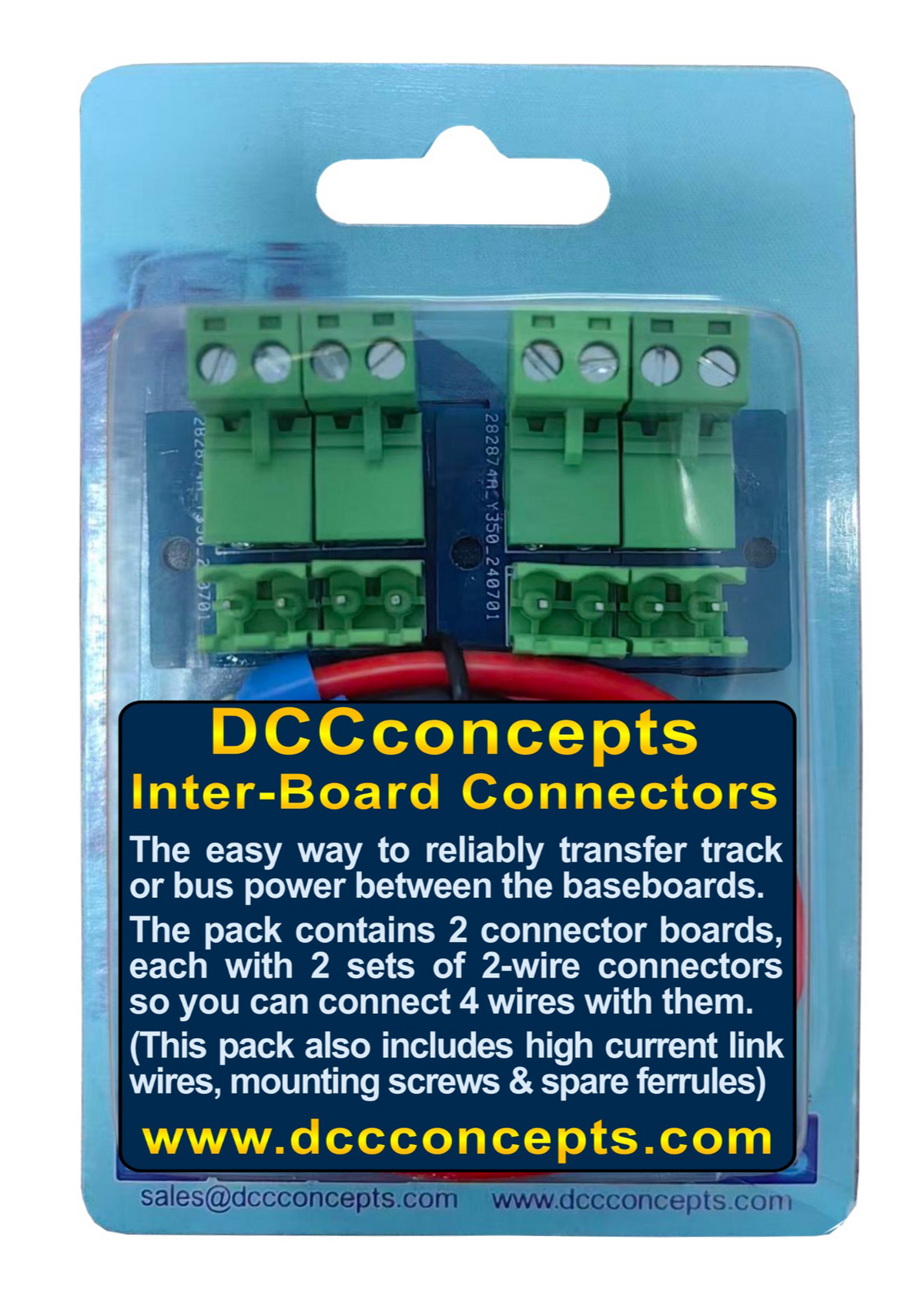 Ibc Rails Layout Concepts DCC-IBC.2 Inter-Baseboard Connectors (2 Pack) – Rails