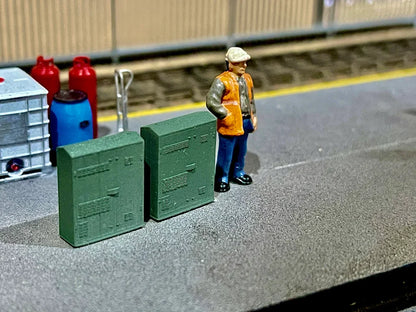 OO Gauge Broadband Cabinets (Pack of 5) - Unpainted