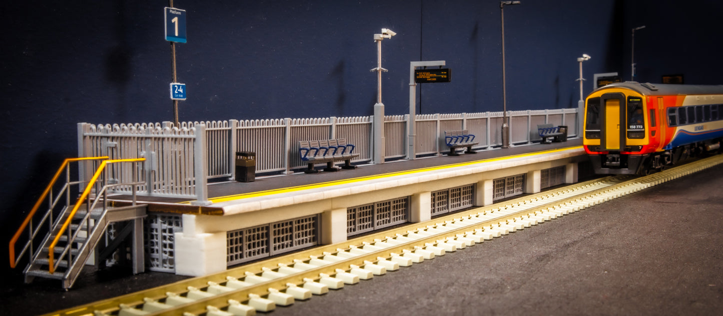 Modern Station Platform Kit (500mm)