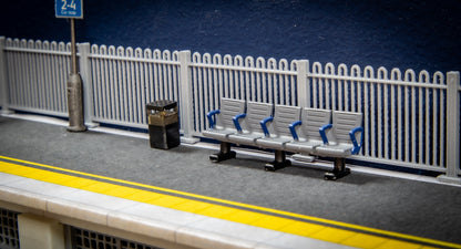 Modern Station Seating (Hand Painted) (4 Pack)