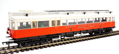 Pre-Owned North Eastern Railway Electric Autocar No.3171 Red/Cream (1904-30) - DCC Sound