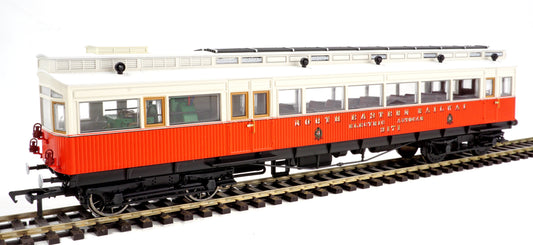 Pre-Owned North Eastern Railway Electric Autocar No.3171 Red/Cream (1904-30) - DCC Sound