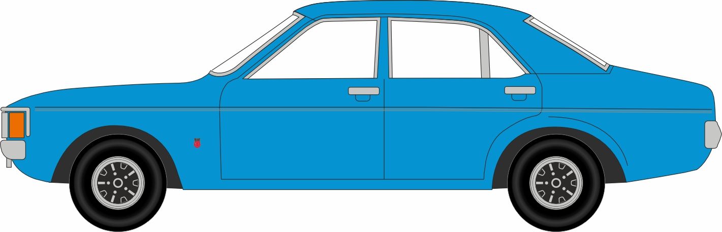 76FC007 Ford Consul Granada Miami Blue