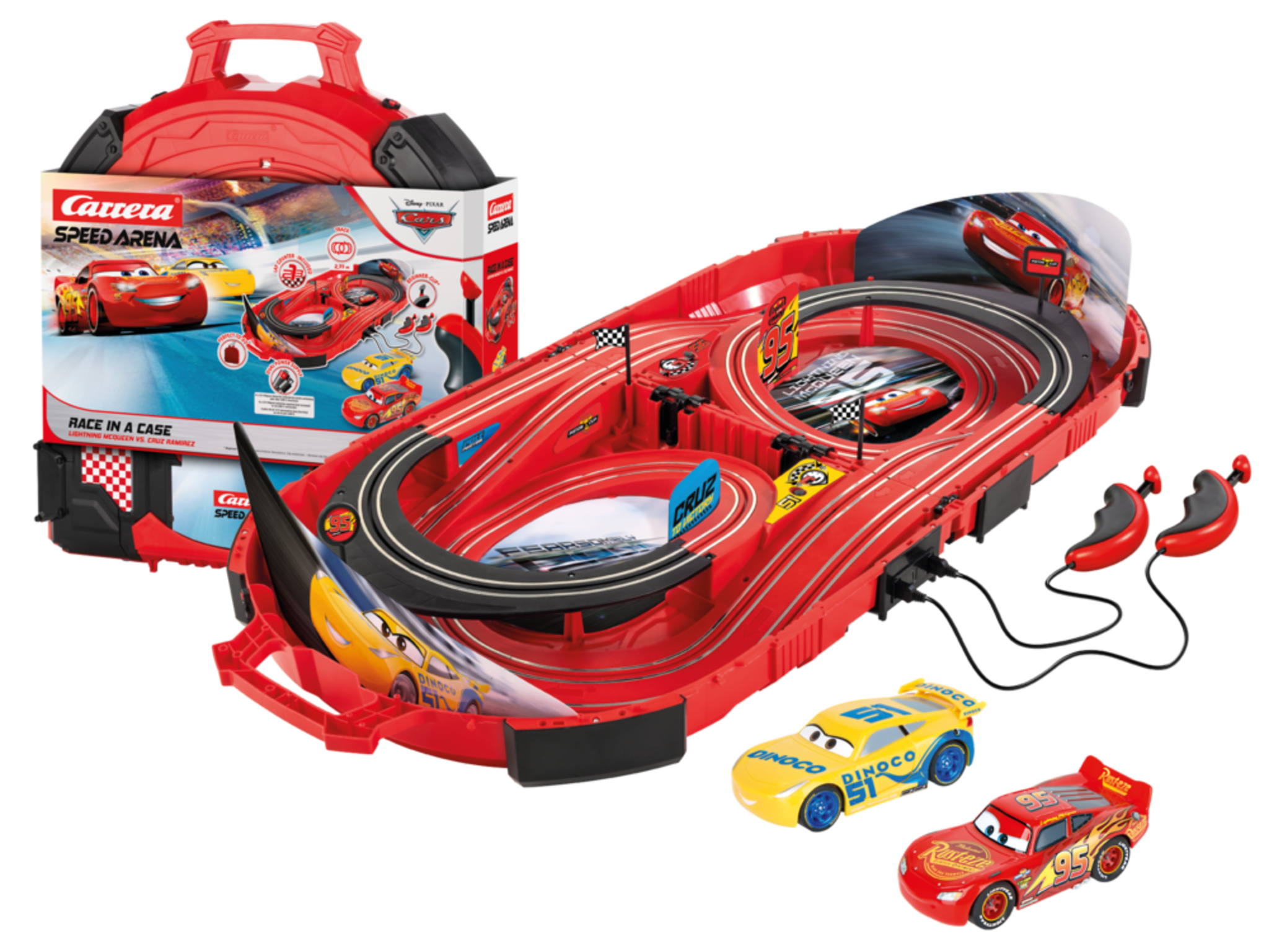 Carrera 20016002 Carrera First Disney Pixar Cars Slot Car – Rails